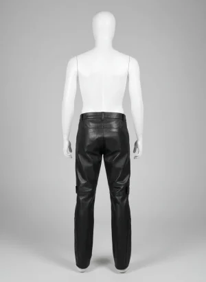 Pantalon cuir moto surpantalon thermique aventure unisexe - Vue 1 - Pantalon cuir